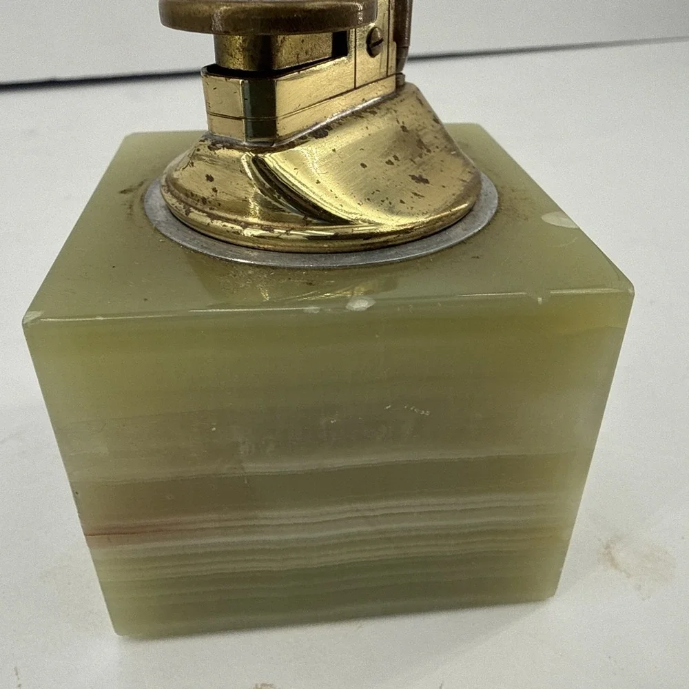 Ronson Onyx Mid Century Table Lighter Made in England Vintage